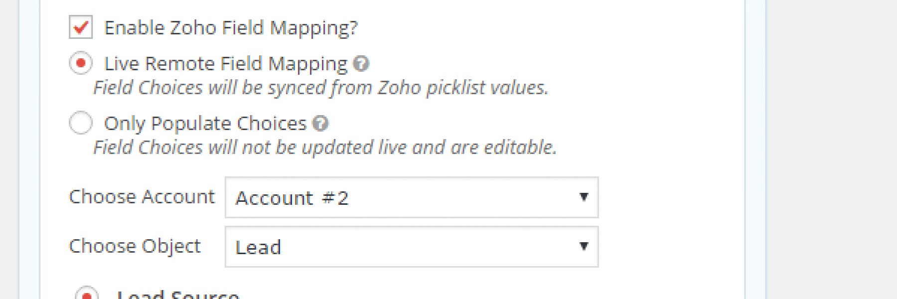 Gravity Forms Zoho Plugin CRM Perks